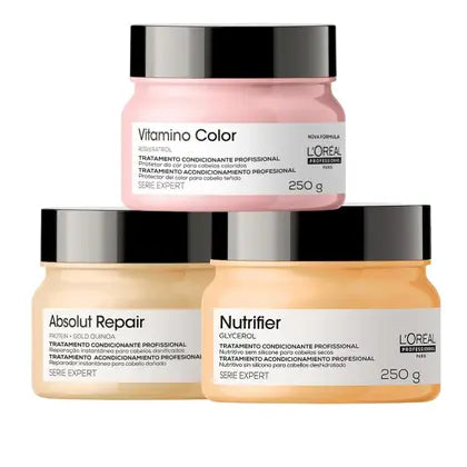 Kit Cronograma Capilar Colorido de Expert em Casa - L'Oréal - L'Oréal Professionnel