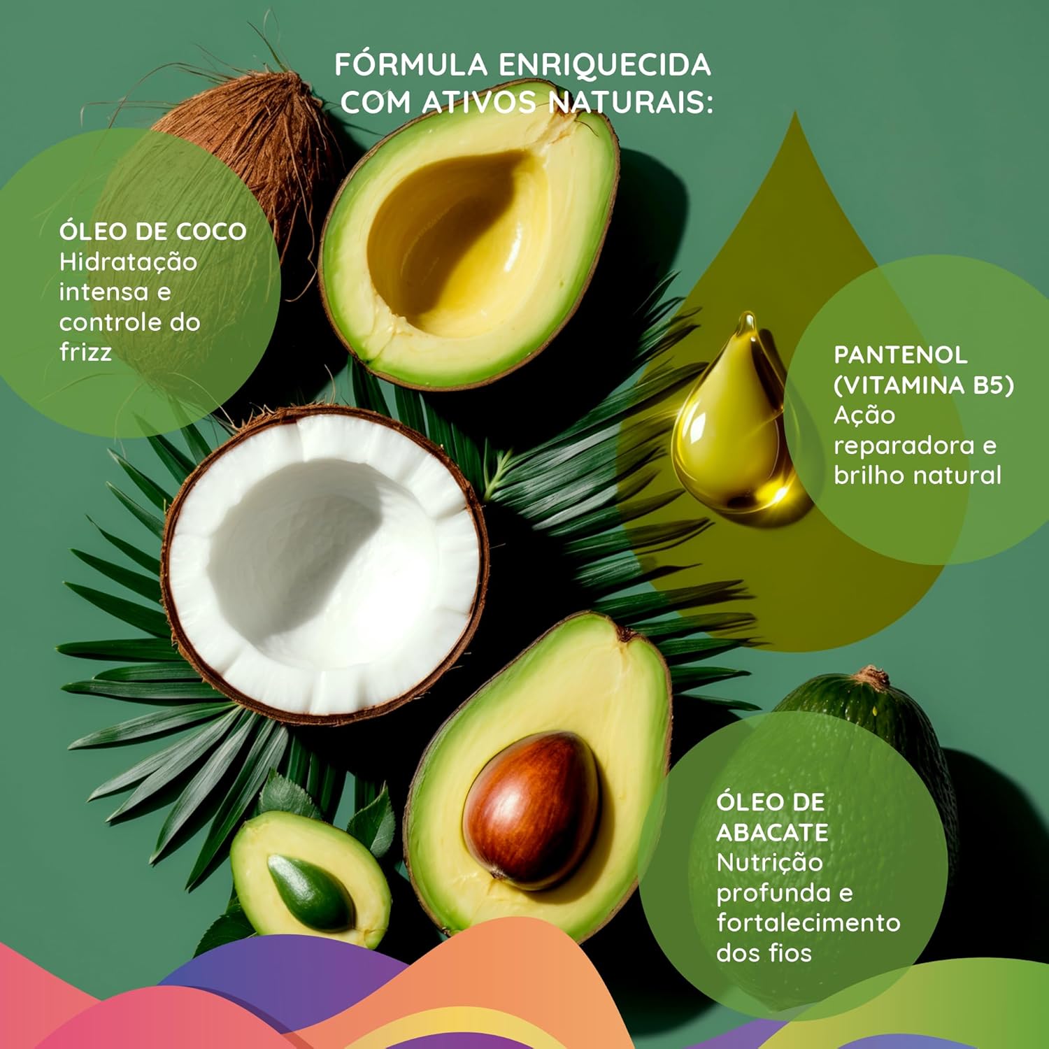 Kit Shampoo, Condicionador e Creme de Pentear Modelador de Ondas Brscience FusionFrizz Cachos – Limpeza, Hidratação e Definição Suave para Cabelos Ondulados 2A, 2B e 2C – 3x500ml