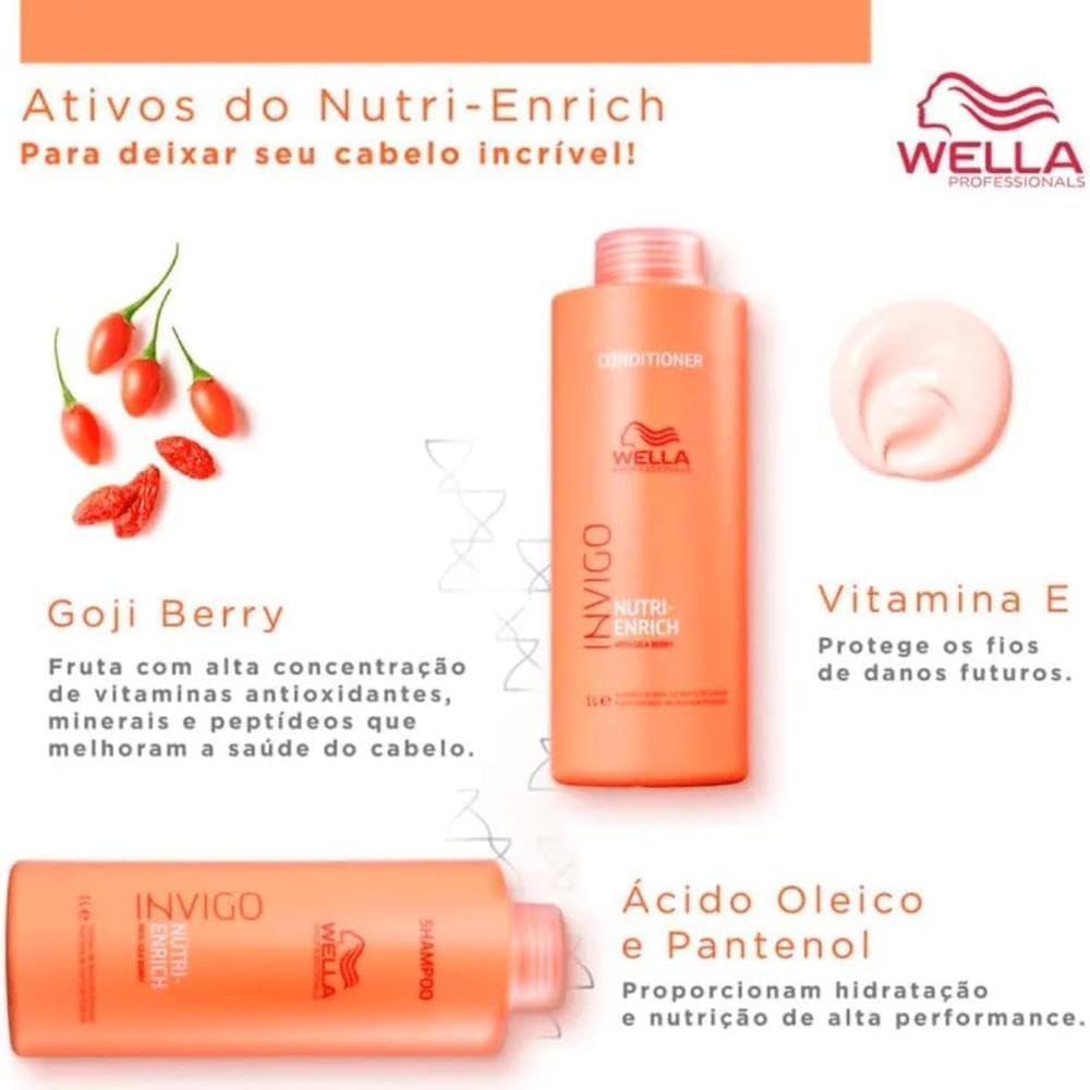 KIT WELLA INVIGO NUTRI-ENRICH SH 1L + COND 1L