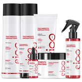 Kit Eico Professional Tratamento Obrigatório Reconstrução Creme Capilar 7 Itens